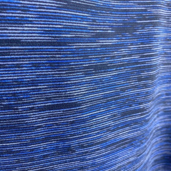 Lululemon Racerback Tank Top Women 4 Blue Gray Space Dye Mesh Built In Shelf Bra - Picture 3 of 9